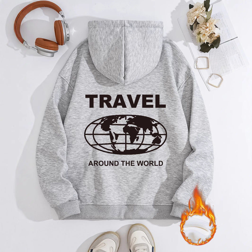 Sweatshirt Earth TRAVEL print
